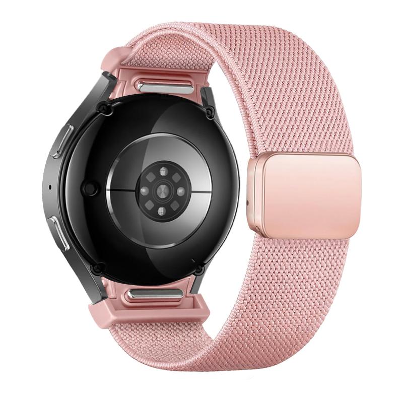 Band For Samsung Galaxy Watch 7/6/5/4/5 Pro 44mm 40mm No Gaps Magnetic Nylon sport correa bracelet Galaxy watch 6 classic Straps