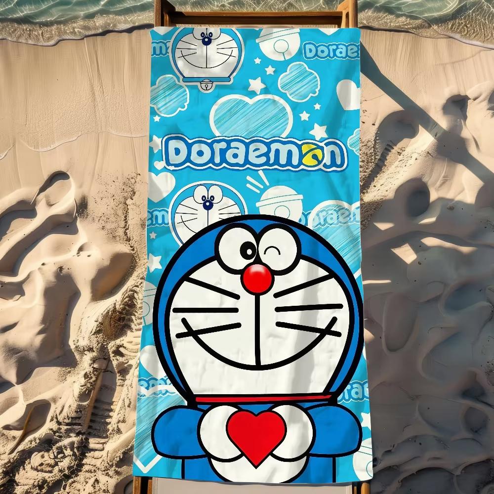 Cute Cartoon D-Doraemon-S Towel Soft Pool Gift For Travel Gym Shower Camping Quick Dry Sports Large Beach Towel