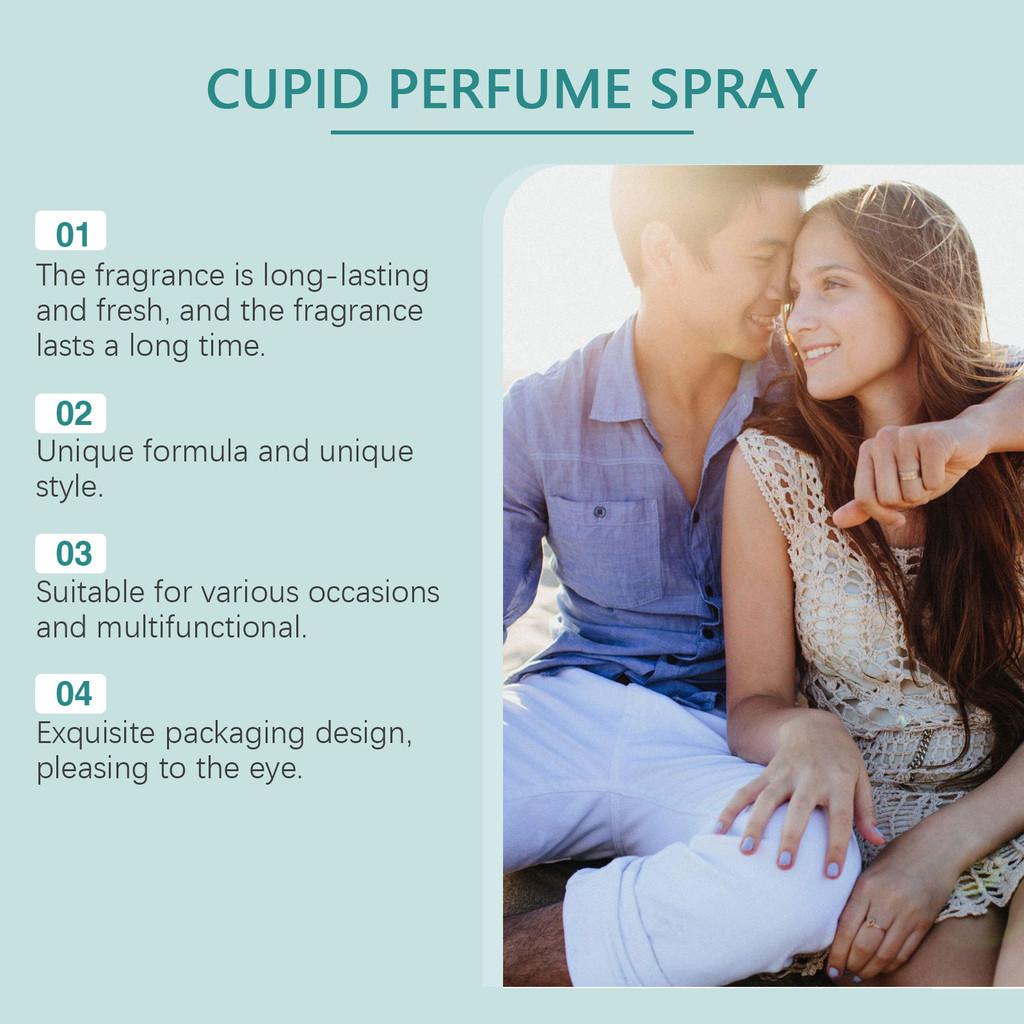 Cupid Blue Perfume Fresh And Charming Fragrance Long Lasting Elegant And Portable Cologne