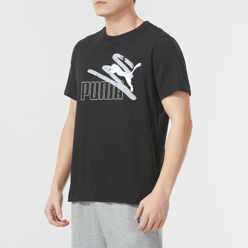 New PUMA T Shirts Men's Black 682146-01