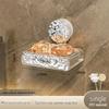 Wall-Mounted Suction Cup Soap Dish for Bathroom Storage