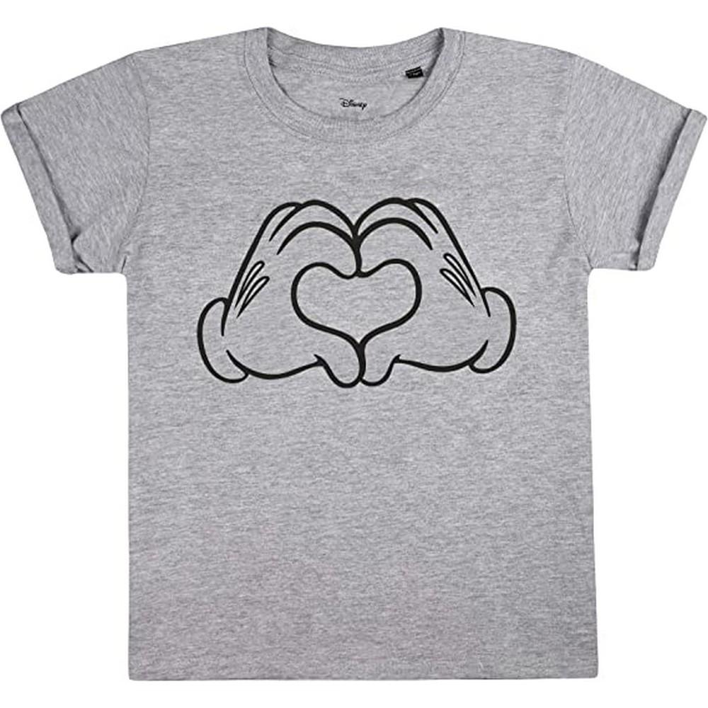 Disney Girls Love Hands Mickey Mouse T-Shirt