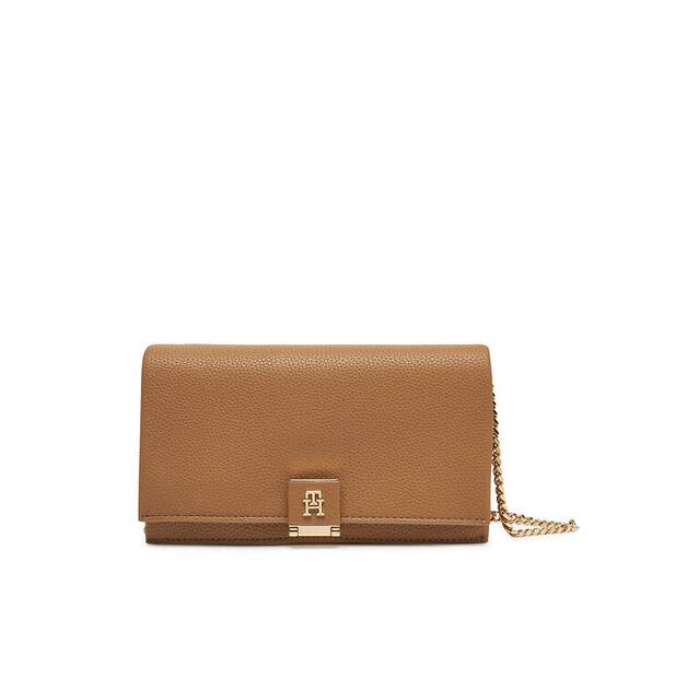 Сумочка Tommy Hilfiger Th Her Flap W Chain AW0AW17403 бежевый
