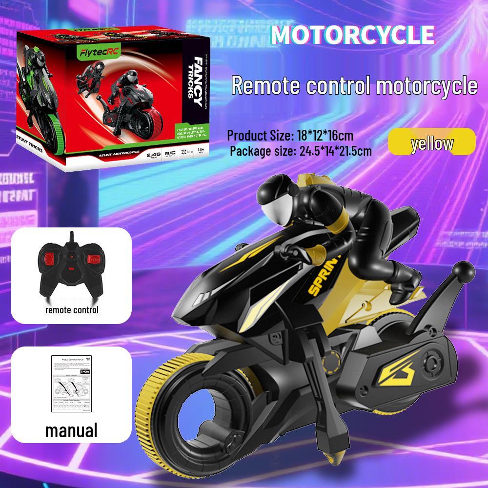 Customizable Smart Remote Control Motorcycle Toy for Kids - Trending Educational & Electric Simulation Vehicle