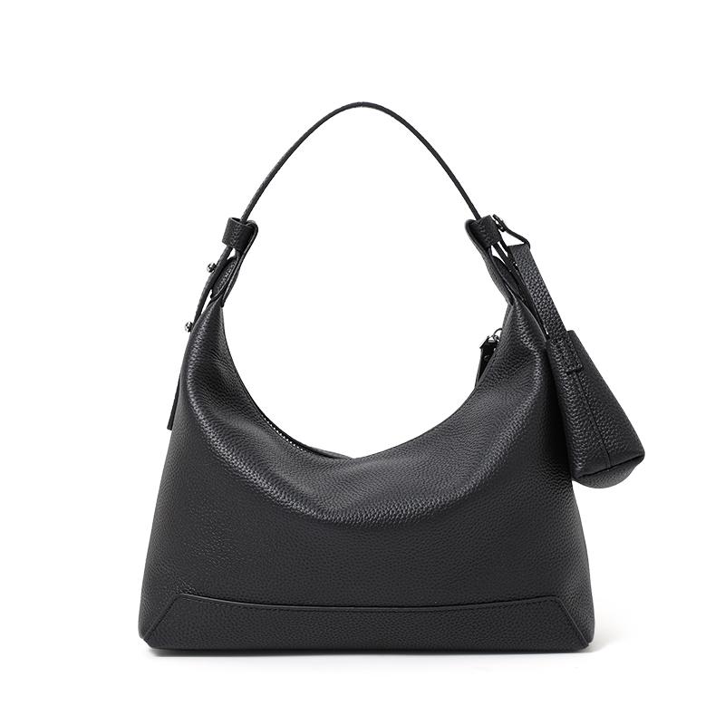 Aidrani Genuine Leather Large-Capacity Shoulder Armpit Bag 2026 New High-End Crossbody Women's Bag Mother's Tote Bag