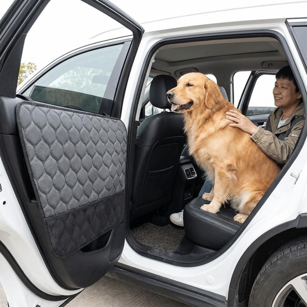 2pcs/set Stain Resistant Dogs Car Door Cover Scratch Proof Door Scratch Guard Travel