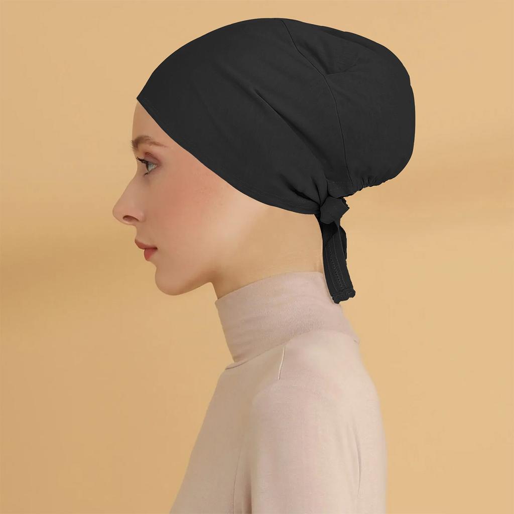 Women's Strap Headband Base Hat Thin Solid Color Versatile Headband Hat