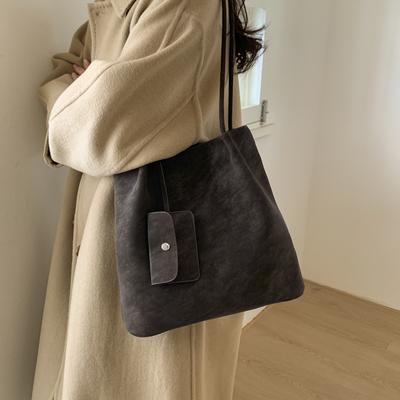 Retro-Tasche, Unterarmtasche, Damen-Einschultertasche mit großem Fassungsvermögen, Hochwertige lässige Pendler-Tragetasche