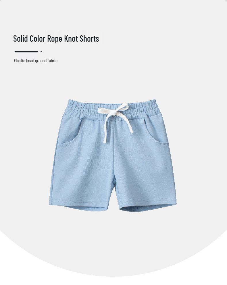 27kids Breathable Mid-Length Shorts - Summer Baby Boys Casual Thin Style