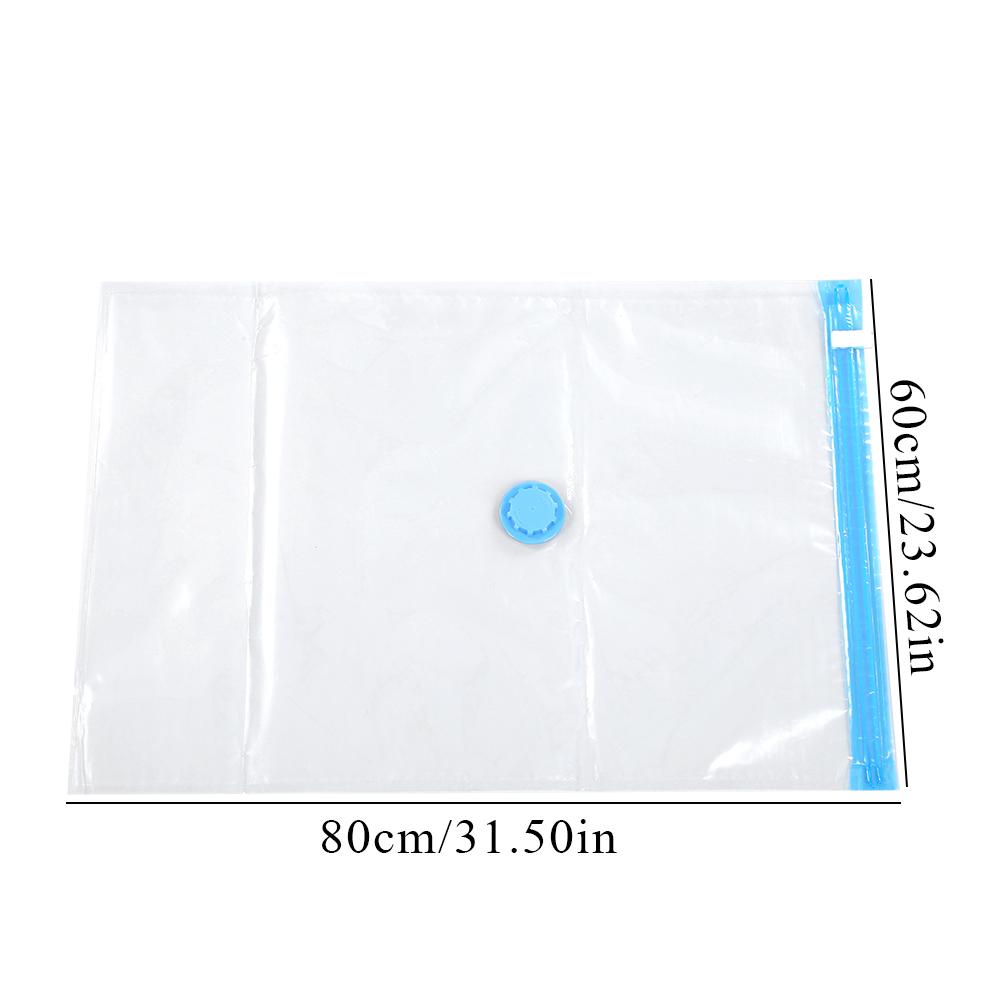 6Pcs Vacuum Compressed Space Saving Storage Bags Clothes Pillow Travel Organizer (60*80cm)