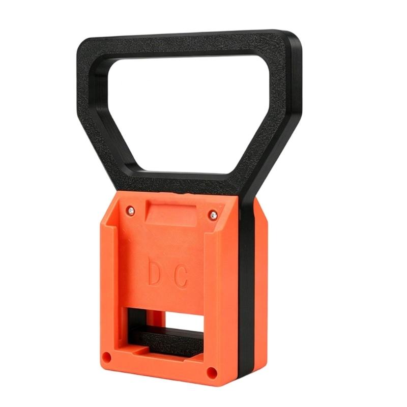 Wall Mounted Battery Storage Organizers Plastic Display Rack Drop Resistant Battery Tool Holder Base Fixing Devices