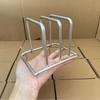 1pc Kitchen Cutting Board Holder Pot Lid Holder Desktop Stainless Steel Material Storage Rack for Cutting Board Organizer Stable