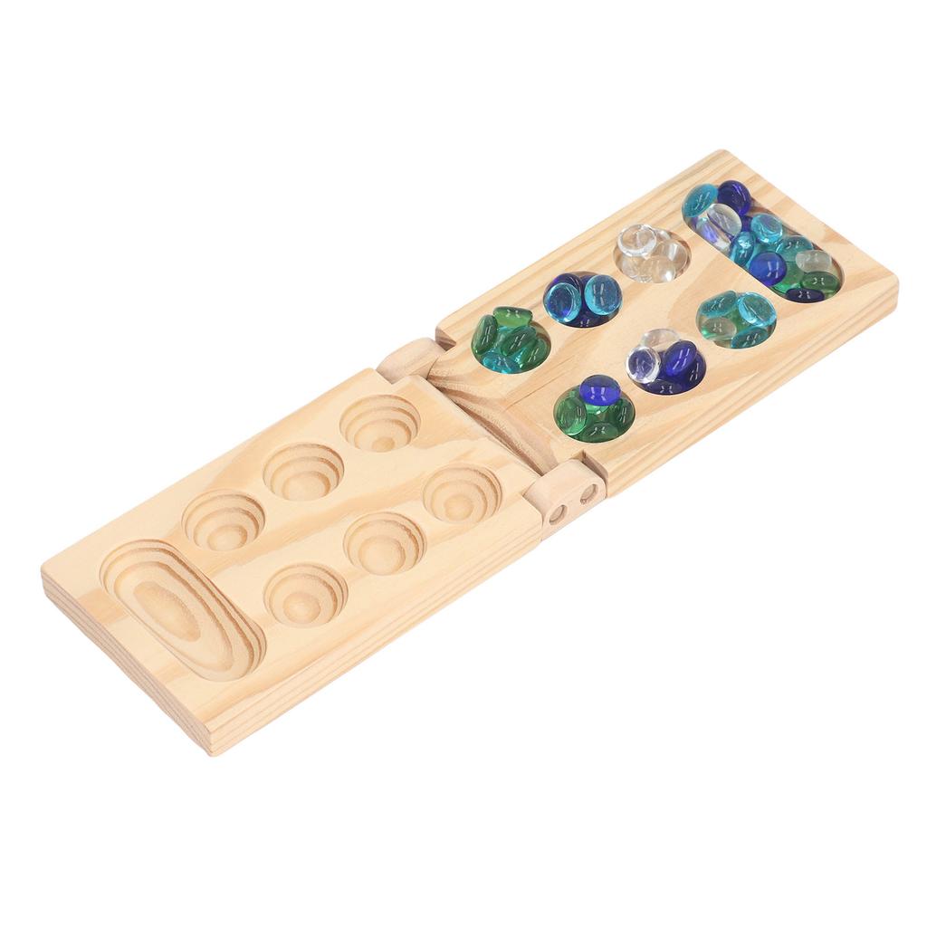 Folding African Stone Game Wooden Intellectual Logic Thinking Training Parent Child Interaction
