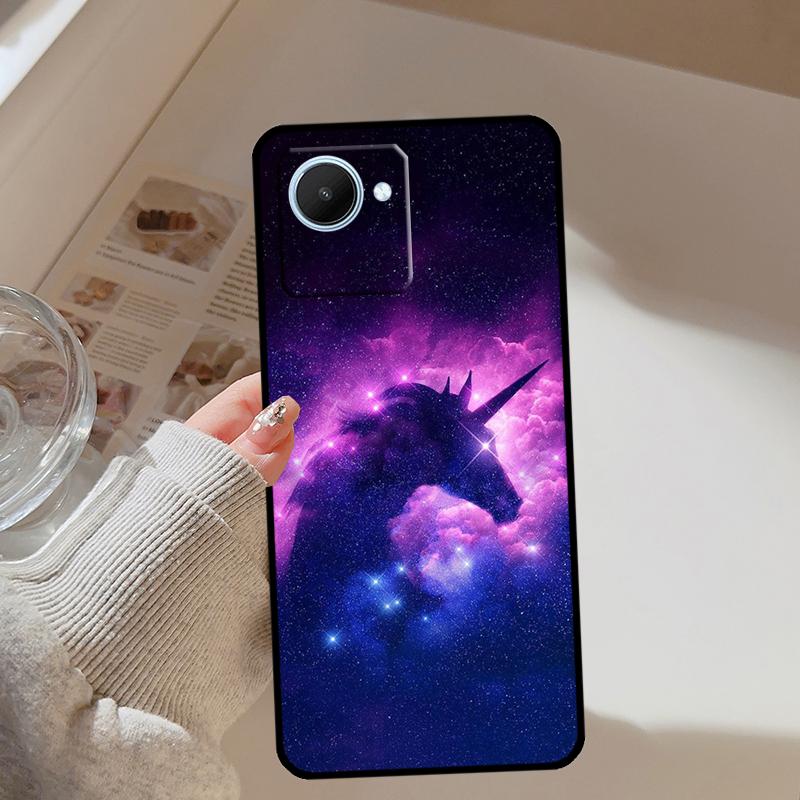 Pink Unicorn Rainbow Cute For Realme GT 7 Pro 5 GT 6 6T C67 C61 C55 C53 C51 C21Y C25S C75 10 11 12 13 14 Pro Plus Case