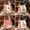 Cute R-Rabbit P-Peter Phone Case For IPhone17 16 11 12 13 14 15 16 Pro Max Plus Cover Colored Silver Funda Bumber