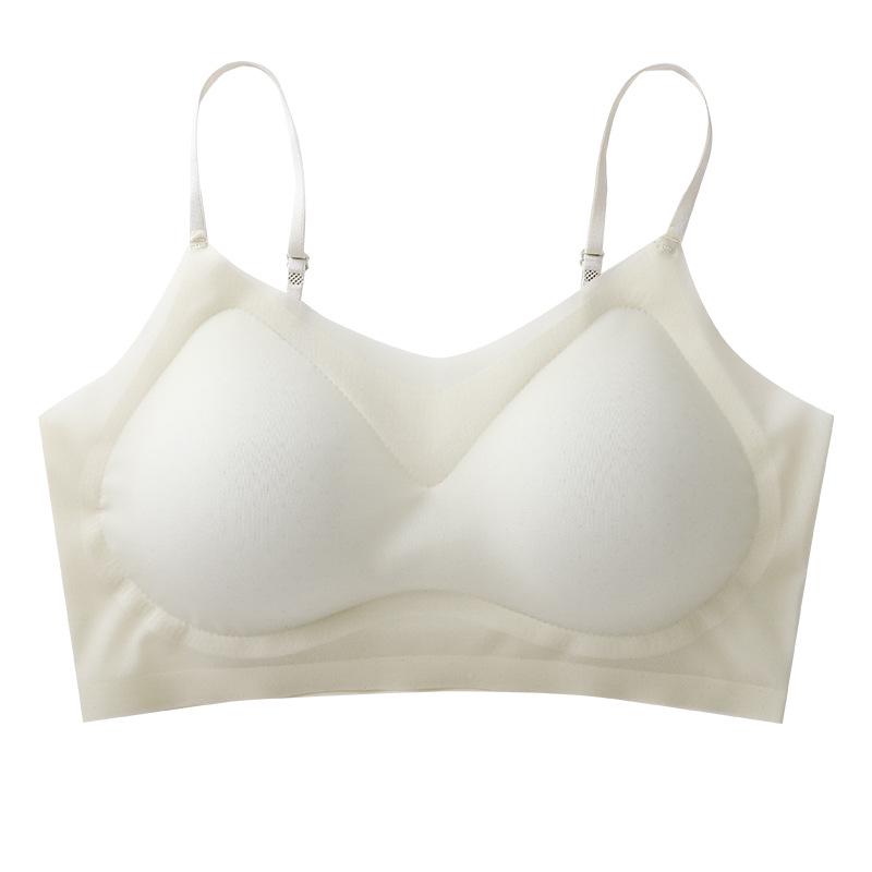 Ultradünnes Nahtloses Bügelloses Bequemes Camisole Damen-BH mit Schönem Rücken