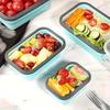 Collapsible Silicone Food Storage Container BPA Free Microwave Safe for RV Travels - Eco-Friendly Kitchen Organizer