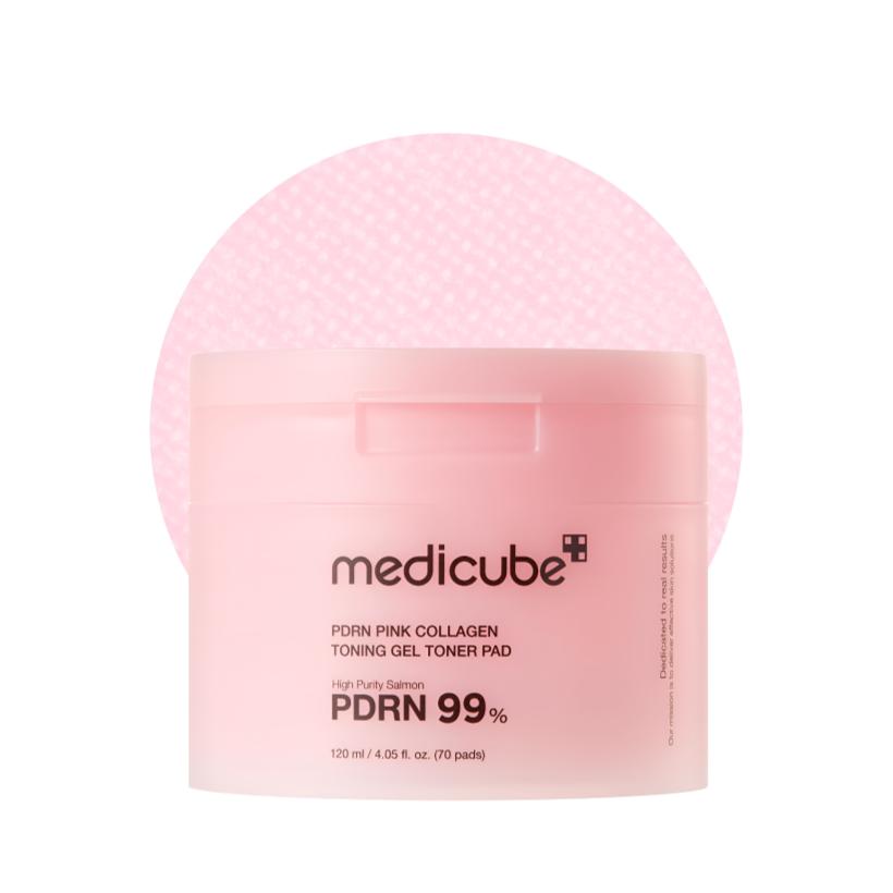 Medicube Salmon DNA PDRN Pink Collagen Jelly Pad (70 Pads / 120ml)