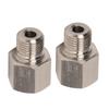 1 8in NPT Female to M10 X 1.0 Male Pressure Gauge Sender Adapter Stainless Steel Leakproof Universal for Cars