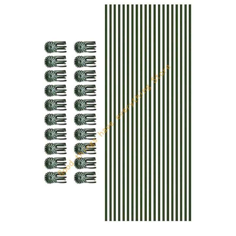 Flexible Plant Stake For Garden Vegetables Potted Greens Regulable Support Rod Weather Resistant Bendable Gardening Tool 55KF