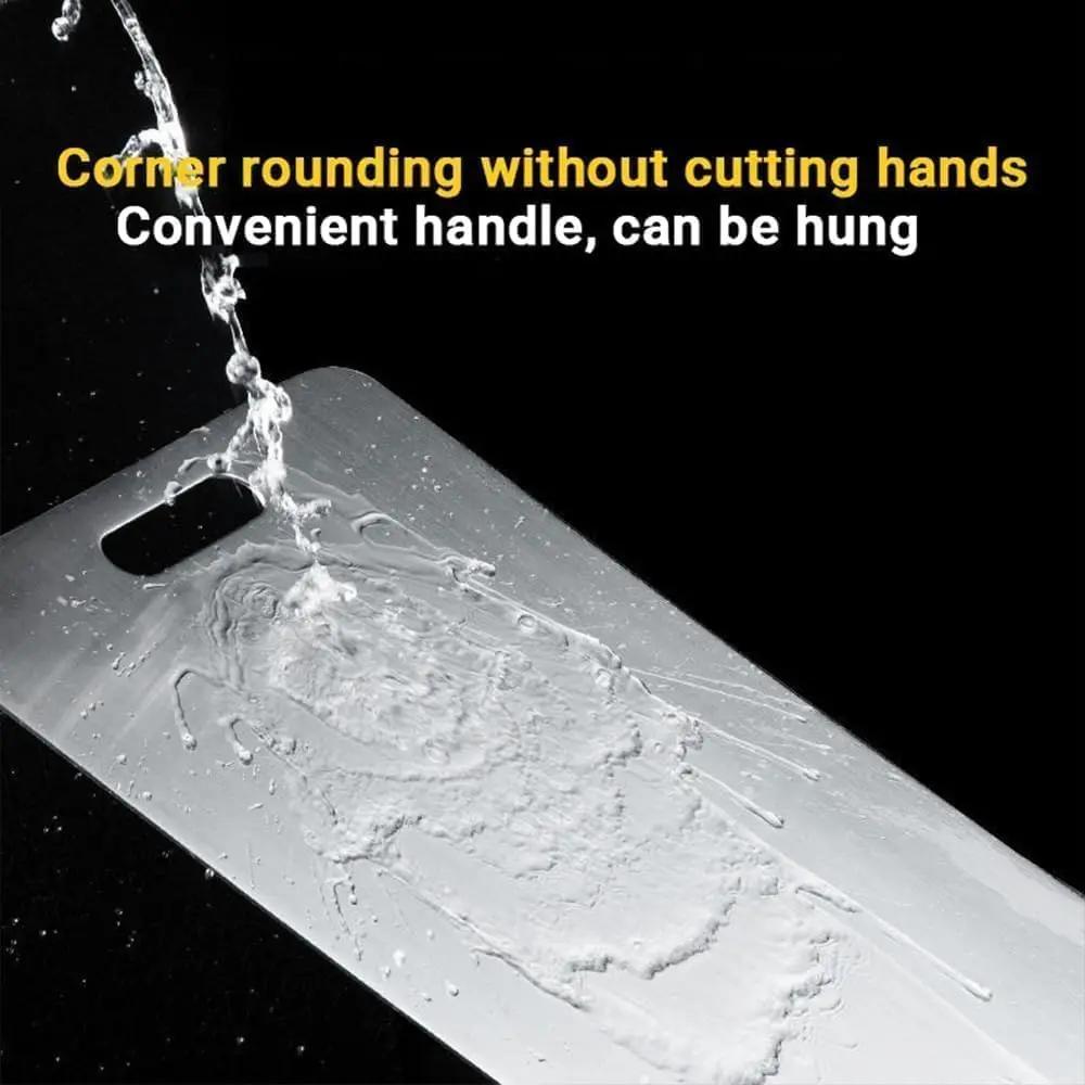 Cutting Board Stainless Non Stick Chopping Board Countertop Non Slip Ideal Perfect for Various Cooking Tasks