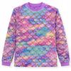 104 Long Sleeve Girls' T-Shirt Digital Print Cotton 100% Mermaid