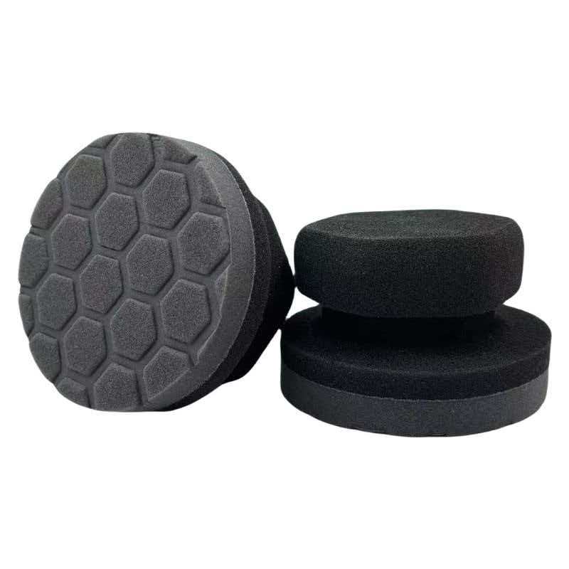 Large Tire Shine Applicator Pad Tire Hex Grip Applicator Tire Shine Car Detailing Foam Sponge Tool Reusable Car Cleaning
