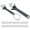 Professional Galvanized Steel Mini Adjustable Wrench Anti-rust Adjustable Tiny Spanner Mini Sturdy Mini Nut Wrench Tool Home
