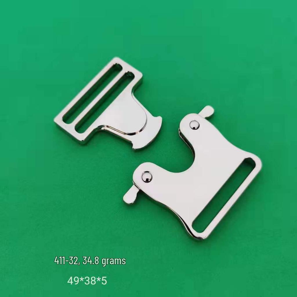Ultra-Thin All-Metal Zinc Alloy Buckle for Easy Belt Removal