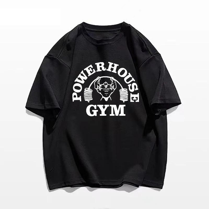 

Fitness Enthusiast Professional Printed Tshirt of High Quality 100 Pure Cotton Loose and Breathable Large Size for Men 3XL