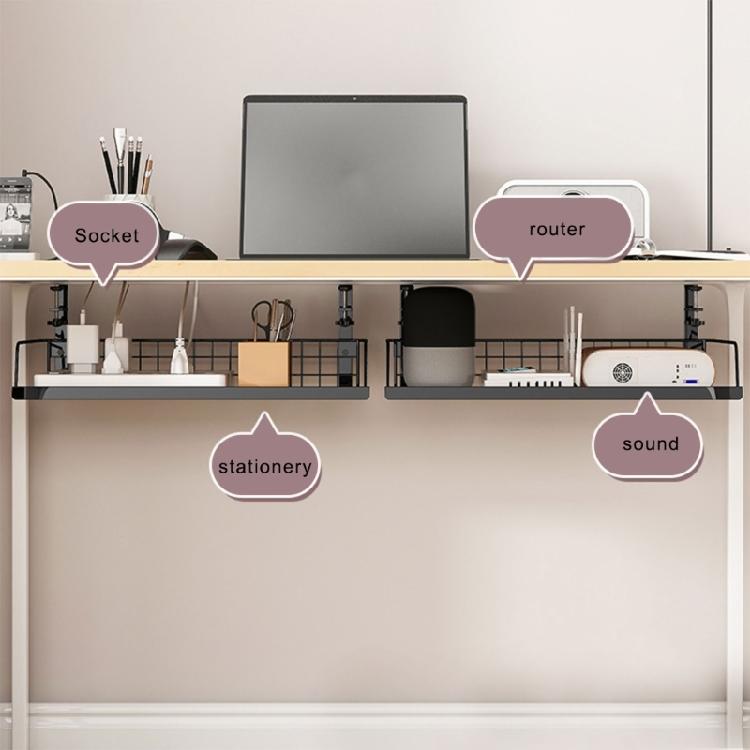 Efficient Workplace Management Baskets Versatile Desk Storage Holder Bin for Efficient Cable Management in Workspaces