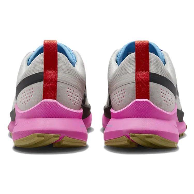 Nike  React Pegasus Trail 4 Light Orewood Pink Blue Women Sneakers Brown Light-Orewood-Brown Blue-Lightning FD0876-100