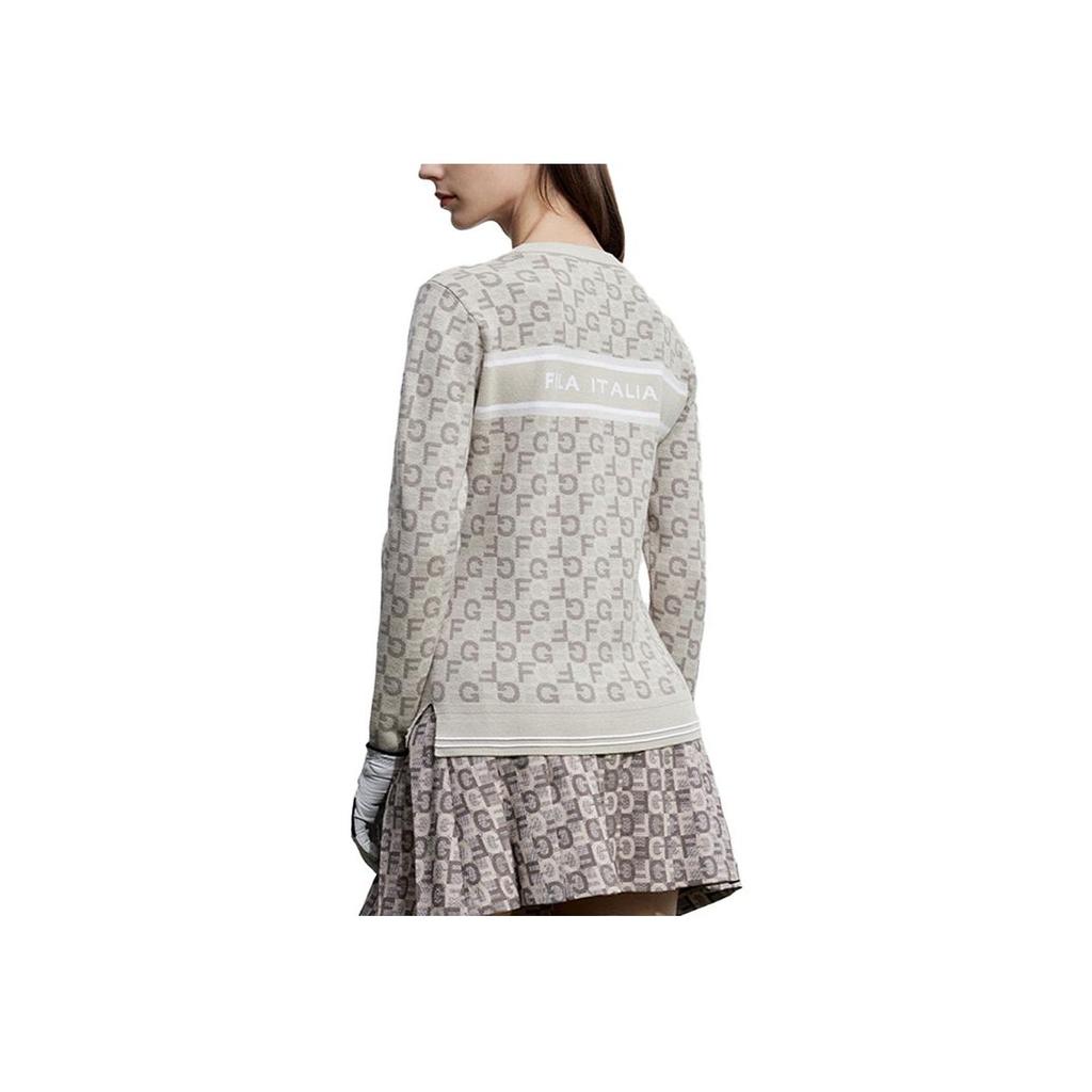 New FILA Golf Series Knitwear Women's All Over Print 2 A11W345402F-ZA