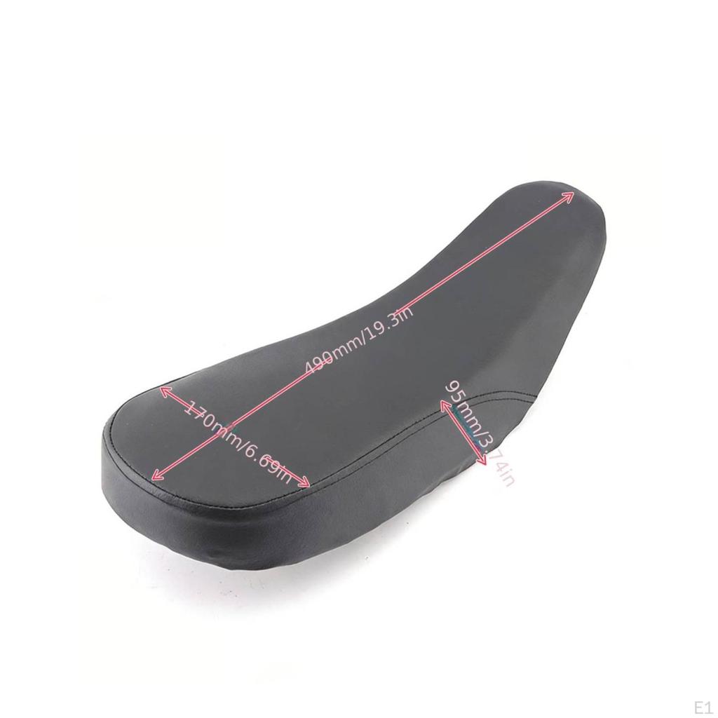 ATV Seat Contoured Replacement Cushion Molded for All-Terrain, Riders, Mechanics