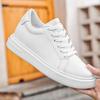 Fashion 2025 New Soft Face Genuine Leather Small White Shoes Fashion Low Top Men Casual Board Shoes Outdoor Antiskid Walking Sneakers