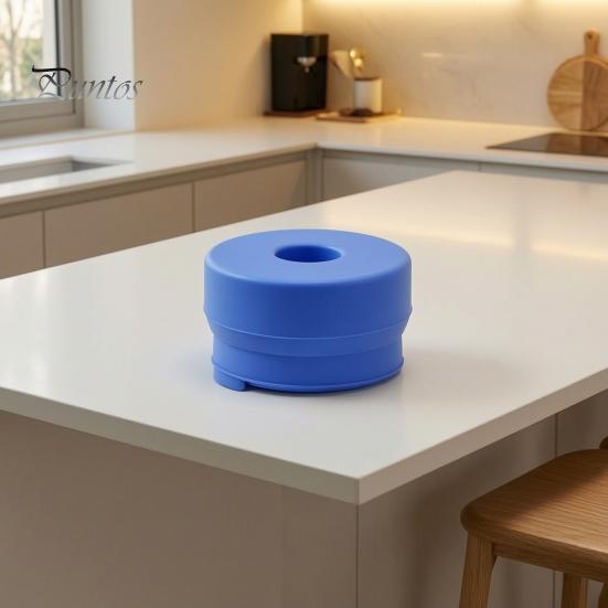 Universal Replacement Lid for Water Bottles Jug Cap, Silicone Reusable Non Spill Safe Cover Dormitory Bottle Caps 55mm Dispenser Sealing Stopper