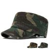 Camouflage Flat Top Hat Men's Summer Thin Breathable Cap Outdoor Sun Hat