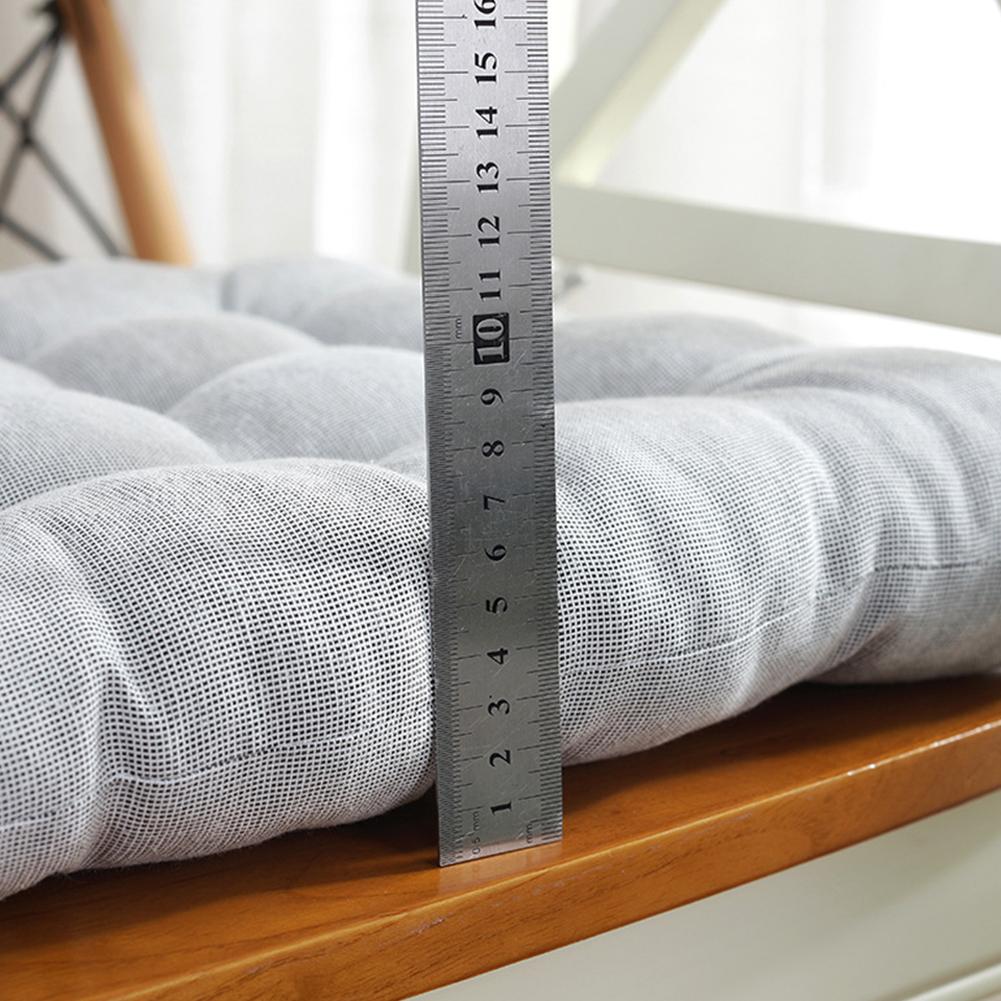 Soft Thicken Student Cushion with Tie Ropes for Kitchen Office Chair