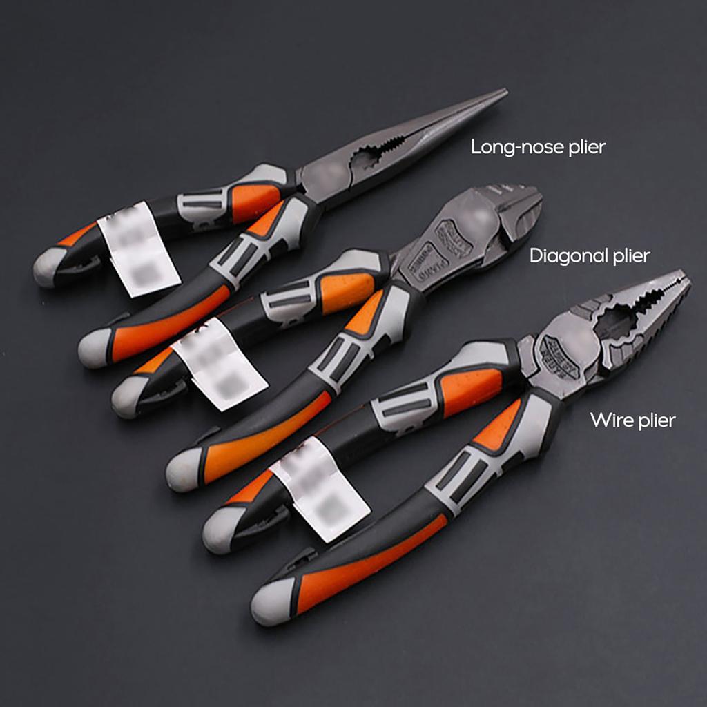 8   Wire Plier Professional Electrician Plier  -  Steel Wire Cutter Stripping Crimping Tool