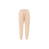 Vintage Solid Color Elastic Cuff Fleece Lined Lace Up Knitted Sweatpants Men's Brown FN6357-244