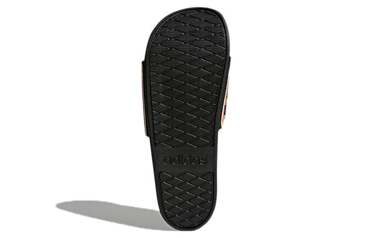 adidas Claquettes Adilette Cloudfoam Plus Liège 'Noir Orange' CG3413