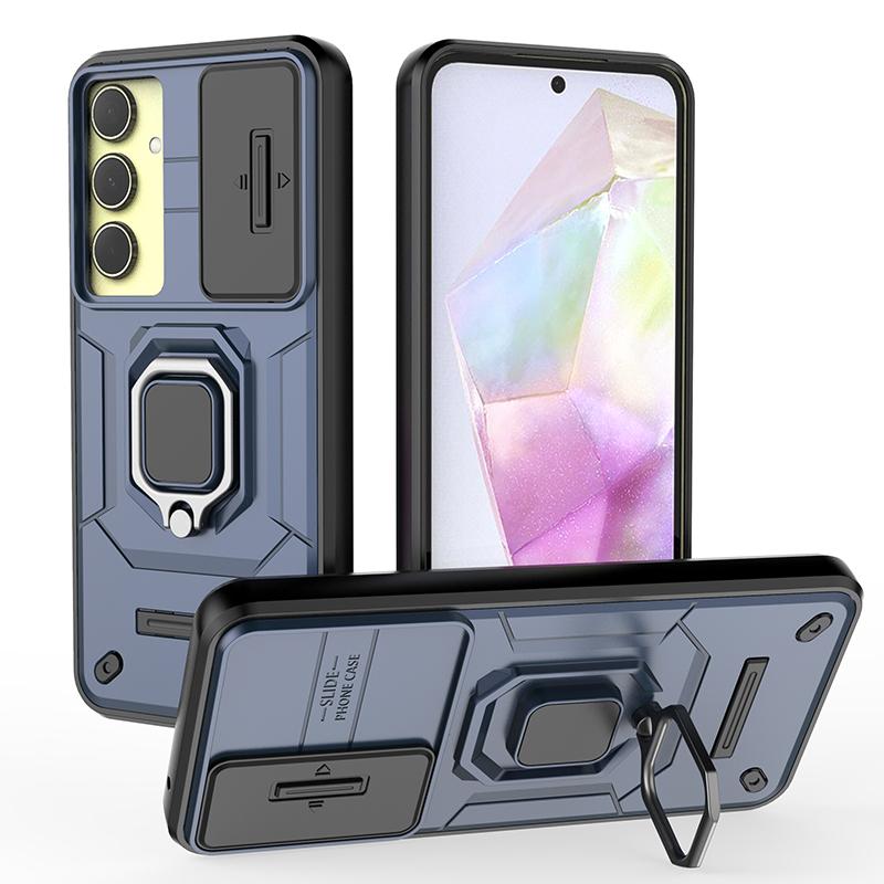 Armor Case ForSamsung Galaxy A56 A54 A36 A35 A34 A25 A15 5G Heavy Duty Shockproof Anti-Scratch With Ring Holder Phone Cover