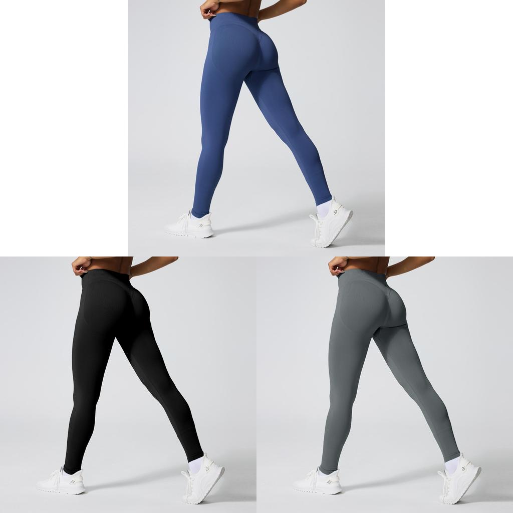 Seamless High Waist Peach Hip Yoga Pants For Women With Moisture Wicking Fitness Tights For Gym And Running