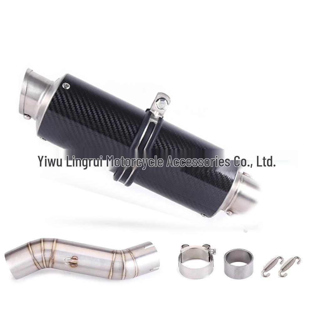 Flame Motorcycle Exhaust Pipe for CBR500F, CBR500X, CBR400F - Modified Middle
