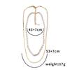 Creative Item Decoration Imitation Necklace Personalized Fashion Double-Layer Sweater Chain
