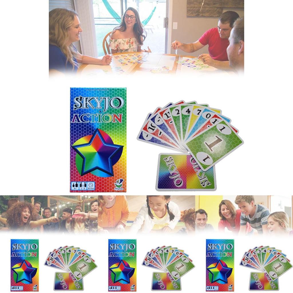 Vzrušující karetní hra Skyjo pro zábavná rodinná setkání a společenské události