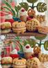 Muffin/Waffle/Strawberry Cake Ornament Gift with Jca Label Home Decoration Accessories Desk Kawaii Decoration Home Accessories