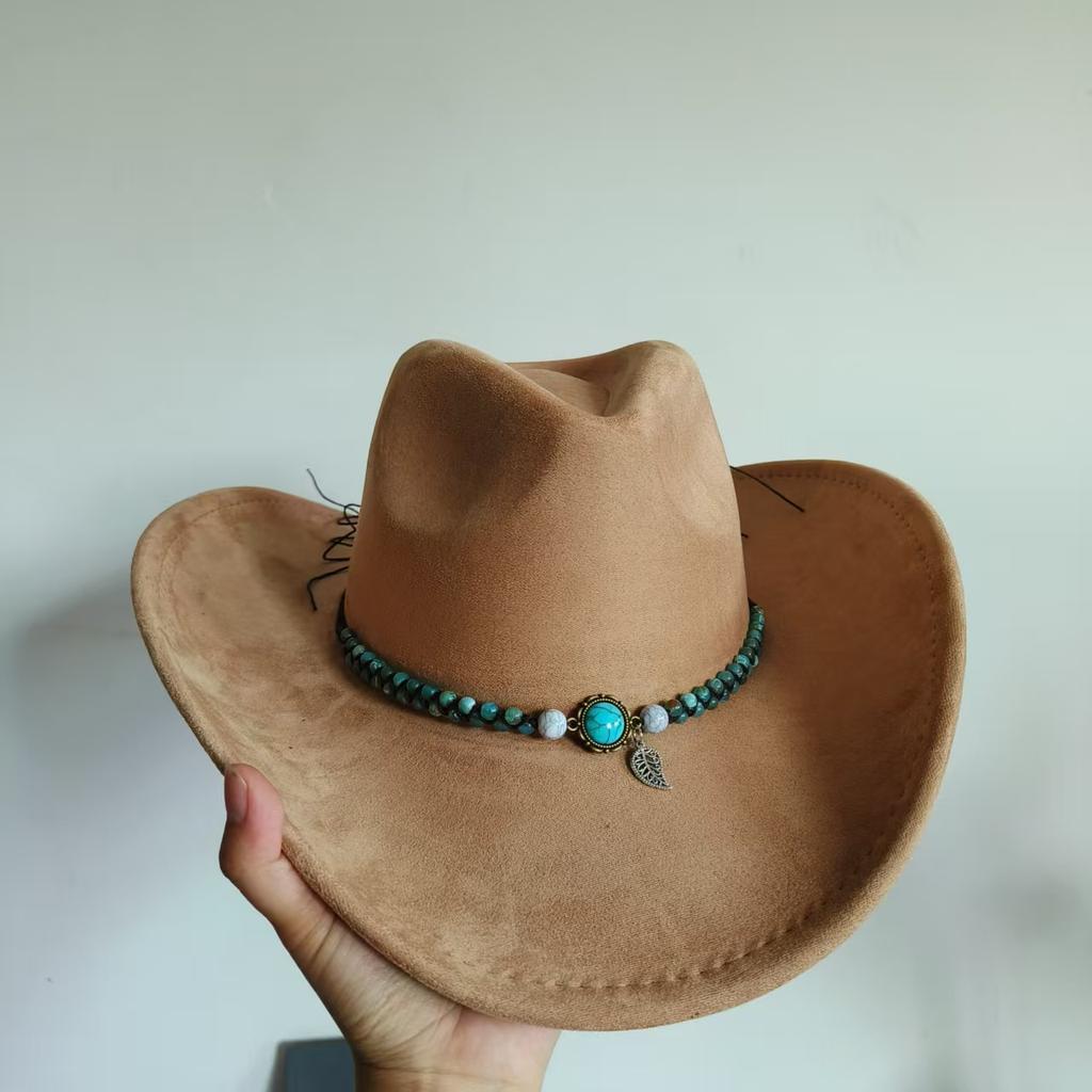 new western cowboy hat men suede hat wide brim cowboy hat with belt viet knight hat women sun protect cowgirl hat light hat