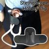 Hook Loop Closure Stethoscope Holder Clip Durable Magnetic Holder Stethoscope Holder PU Leather Compact Stethoscope Storage Bag