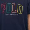 Polo Ralph Lauren SS23 Letter Print Crew Neck Short Sleeve T-Shirt Men Tops Blue 710899185-001